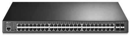 TP-Link JetStream управляемый PoE-коммутатор уровня 2+ на 48 гигабитных портов и 4 гигабитных uplink-порта, бюджет PoE - 384 Вт