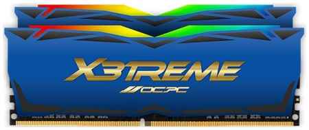 Оперативная память для компьютера 16Gb (2x8Gb) PC4-28800 3600MHz DDR4 DIMM CL18 OCPC X3 RGB MMX3A2K16GD436C18BU