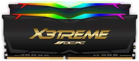 Оперативная память для компьютера 16Gb (2x8Gb) PC4-28800 3600MHz DDR4 DIMM CL18 OCPC X3 RGB MMX3A2K16GD436C18BL