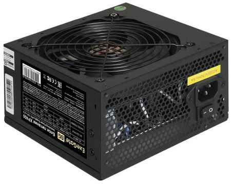 Блок питания 450W ExeGate XP450 (ATX, PC, 12cm fan, 24pin, 4pin, PCIe, 3xSATA, 2xIDE, FDD, black, кабель 220V в комплекте) 2034024530