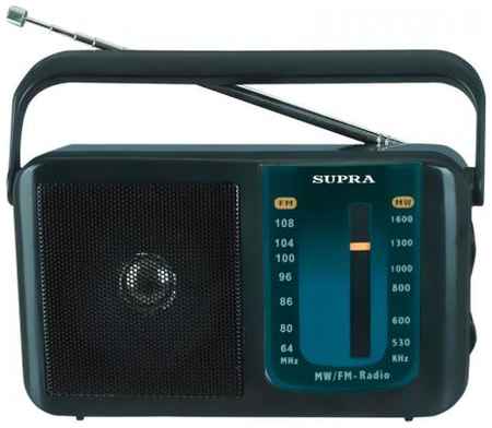 Радиоприемник портативный Supra ST-14 черный 2034025424