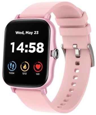 CANYON Smart watch, 1.69inches TFT full touch screen, Zinic+plastic body, IP67 waterproof, multi-sport mode, compatibility with iOS and android, Pink 2034025563