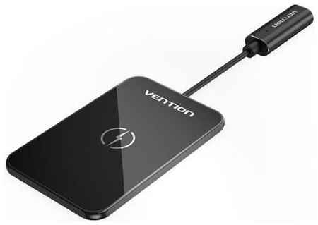Vention Wireless Charger 15W Ultra-thin Mirrored Surface Type 0.05M Black 2034025819