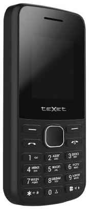 Телефон Texet TM-117 черный 2034027336
