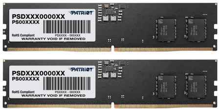 Оперативная память для компьютера 32Gb (2x16Gb) PC5-38400 4800MHz DDR5 DIMM Unbuffered CL40 Patriot Signature Line PSD532G4800K 2034027403