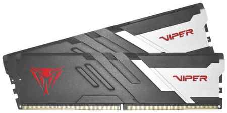 Оперативная память для компьютера 16Gb (2x8Gb) PC5-44800 5600MHz DDR5 DIMM Unbuffered CL40 Patriot Viper Venom PVV516G560C40K