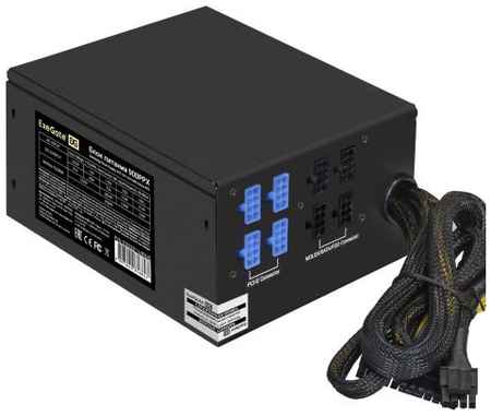Блок питания 900W ExeGate 900PPX (ATX, APFC, SC, КПД 82% (80 PLUS), 14cm fan, 24pin, 2x(4+4)pin, PCIe, 5xSATA, 4xIDE, Cable Management, кабель 220V с 2034028434