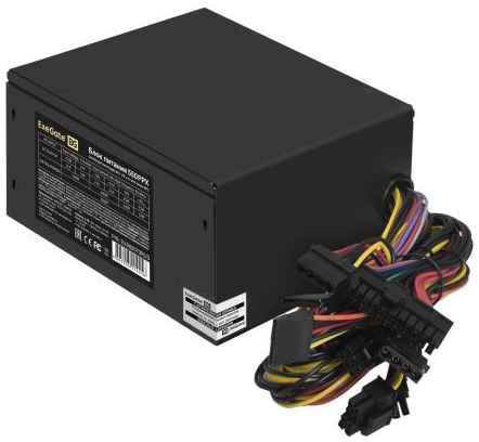 Блок питания 550W ExeGate 550PPX (ATX, APFC, SC, КПД 80% (80 PLUS), 14cm fan, 24pin, (4+4)pin, PCIe, 5xSATA, 4xIDE, FDD, кабель 220V с защитой от выде 2034028448
