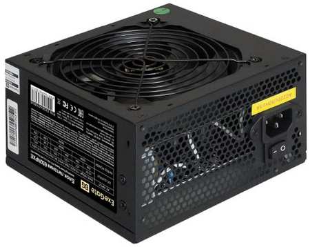 Блок питания 650W ExeGate 650NPXE (ATX, PPFC, PC, 12cm fan, 24pin, (4+4)pin, PCIe, 3xSATA, 2xIDE, FDD, black, кабель 220V в комплекте) 2034028460