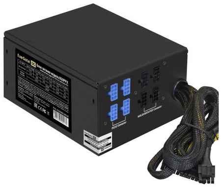 Блок питания 650W ExeGate 650PPX (ATX, APFC, SC, КПД 80% (80 PLUS), 14cm fan, 24pin, (4+4)pin, PCIe, 5xSATA, 4xIDE, FDD, Cable Management, кабель 220V 2034028463