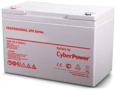 Battery CyberPower Professional UPS series RV 12290W, voltage 12V, capacity (discharge 20 h) 80.8Ah, capacity (discharge 10 h) 75.8Ah, max. discharge