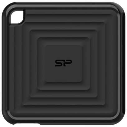 Твердотельный диск 2TB Silicon Power PC60, External, USB 3.2 Type-C [R/W - 540/500 MB/s] черный 2034030113