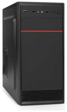 Корпус Minitower ExeGate MA-401 (mATX, без БП, 2*USB+1*USB3.0, аудио, черный) 2034030332