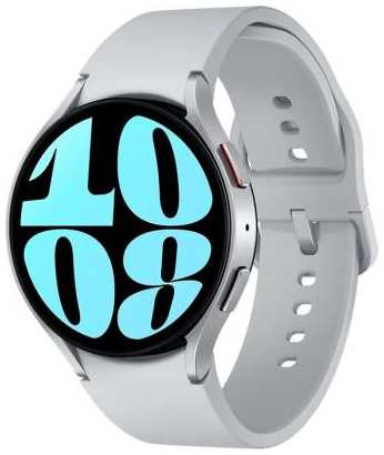 Смарт-часы Samsung Galaxy Watch6 44мм 1.5 AMOLED корп.серебристый рем.серый (SM-R940NZSACIS) 2034030348