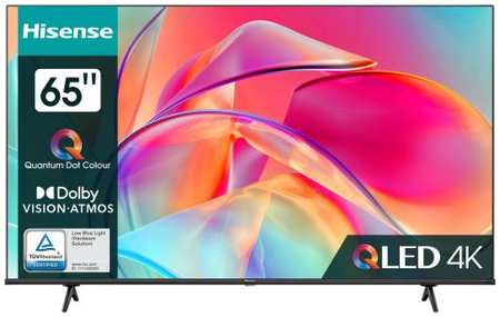 Телевизор QLED Hisense 65 65E7KQ черный 4K Ultra HD 60Hz DVB-T DVB-T2 DVB-C DVB-S DVB-S2 WiFi Smart TV 2034030574