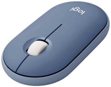 Мышь/ Logitech M350 Pebble Bluetooth Mouse - BLUEBERRY 2034032499