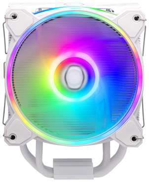 Кулер для процессора/ Cooler Master Hyper 212 Halo White (150W, 4-pin, 154mm, tower, Al/Cu, fans: 1x120mm/51.88CFM/27dBA/2050rpm, White, 1700/1200/115 2034032655