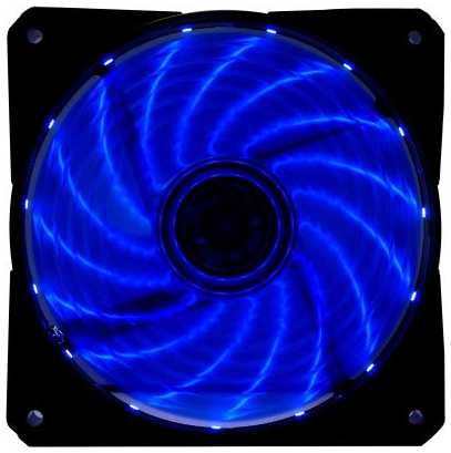 Вентилятор Digma DFAN-LED-BLUE 120x120x25mm 3-pin 4-pin (Molex)23dB 115gr LED Ret 2034033280