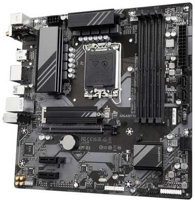 Материнская плата Gigabyte B760M DS3H AX Soc-1700 Intel B760 4xDDR5 mATX AC`97 8ch(7.1) 2.5Gg RAID+HDMI+DP 2034035022