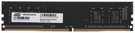 Оперативная память для компьютера 16Gb (1x16Gb) PC4-25600 3200MHz DDR4 DIMM CL22 AGI AGI320016UD138 AGI320016UD138