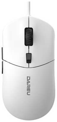 Мышь проводная Dareu LM121 White (белый), DPI 800/1600/2400/6400, подсветка RGB, размер 116x35x60мм, 1,8м 2034036704