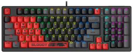 Клавиатура A4Tech Bloody S98 механическая красный/черный USB for gamer LED (SPORTS RED) 2034039249