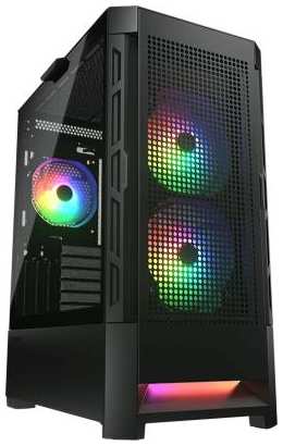 Cougar Airface RGB , 2х140мм + 1x120mm ARGB Fan, ARGB Fan Hub, без БП, ATX