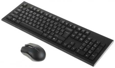 Клавиатура + мышь A4Tech 3000NS клав:черный мышь:черный USB беспроводная Multimedia 2034039753