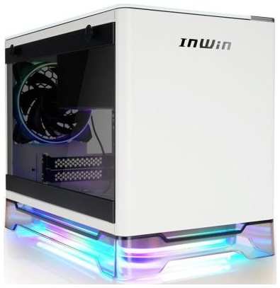 Корпус Inwin CF08A (A1PLUS) белый 650W miniITX 4x120mm 2xUSB3.0 audio 2034039993