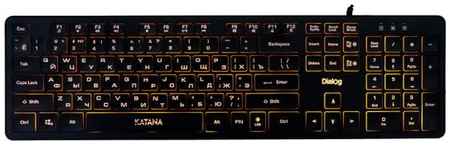 Клавиатура проводная Dialog KK-ML17U USB черный 2034040735