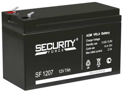 Аккумуляторная батарея DELTA Secuirity Force SF 1207 2034042496