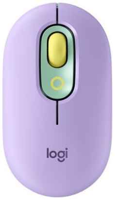 Мышь беспроводная Logitech POP Mouse with emoji фиолетовый USB + Bluetooth 910-006547 2034043378