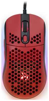 Мышь проводная Arozzi FAVO чёрный красный USB 2034045451