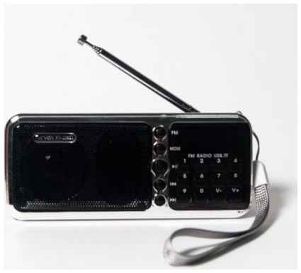 Радиоприемник портативный Сигнал РП-226BT черный USB microSD 2034047060