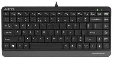 Клавиатура проводная A4TECH Fstyler FK11 USB черный серый 2034047102