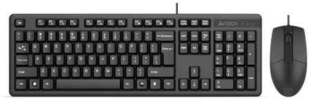 Клавиатура + мышь A4Tech KK-3330S клав:черный мышь:черный USB 2034047108