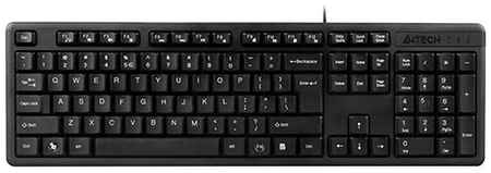 Клавиатура проводная A4TECH KK-3 USB черный 2034047194