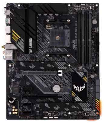 Материнская плата ASUS TUF GAMING B550-PLUS WIFI II Socket AM4 AMD B550 4xDDR4 3xPCI-E 16x 3xPCI-E 1x 6xSATA III ATX Retail