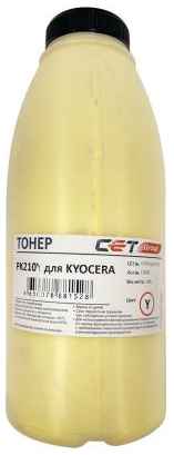 Тонер Cet PK210 OSP0210Y-100 желтый бутылка 100гр. для принтера Kyocera Ecosys P6230cdn/6235cdn/7040cdn 2034047713