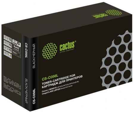 Картридж лазерный Cactus CS-C056L черный (10000стр.) для Canon imageCLASS LBP320 Series/540 Series 2034048509