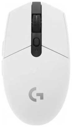 Мышь беспроводная Logitech G304 Lightspeed белый USB + радиоканал 910-005295 2034050124