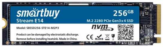 Smart Buy Smartbuy M.2 SSD 256Gb Stream E14 SBSSD256-STE14-M2P3 NVMe PCIe3 2034052162