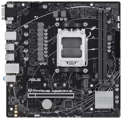 ASUS PRIME A620M-E-CSM, Socket AM5, A620, 2*DDR5, DP+VGA+HDMI, 4xSATA3, M2, Audio, Gb LAN, USB 3.2, USB 2.0, mATX; 90MB1F50-M0EAYC