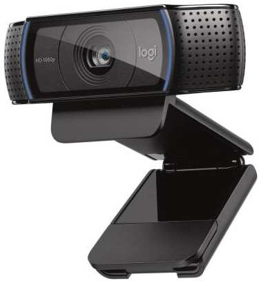 Камера Web Logitech HD Pro C920 черный 3Mpix (1920x1080) USB2.0 с микрофоном (960-001062) 2034053410