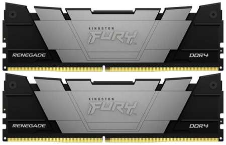 Оперативная память для компьютера 32Gb (2x16Gb) PC4-25600 3200MHz DDR4 DIMM CL16 Kingston Fury Renegade KF432C16RB12K2/32 2034055460