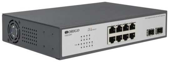 Origo Unmanaged Switch 8x1000Base-T PoE, 2x1000Base-X SFP, PoE Budget 120W, 19 w/brackets 2034056975