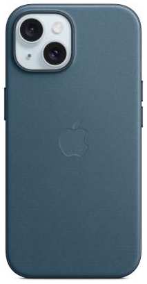 Чехол (клип-кейс) Apple FineWoven для iPhone 15 тихоокеанский синий 2034058280