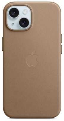 Чехол (клип-кейс) Apple FineWoven для Apple iPhone 15 коричневый 2034058281