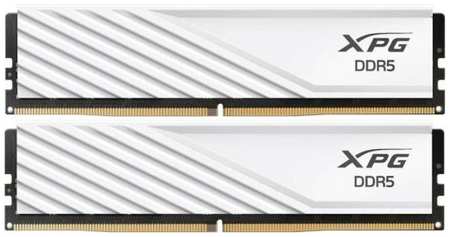 Оперативная память для компьютера 32Gb (2x16Gb) PC5-44800 5600MHz DDR5 DIMM CL46 ADATA XPG Lancer Blade White AX5U5600C4616G-DTLABWH 2034058307
