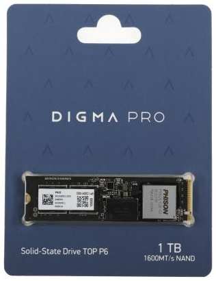 Накопитель SSD Digma PCIe 5.0 x4 1TB DGPST5001TP6T6 Pro Top P6 M.2 2280 2034058337